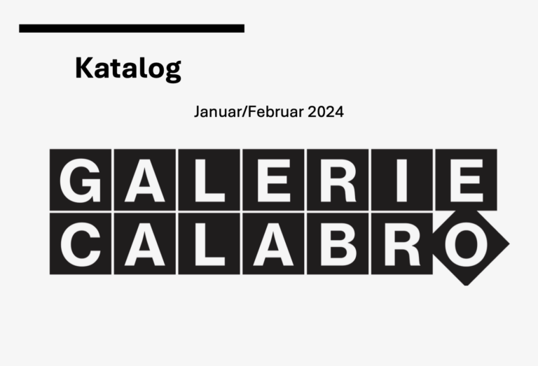 Catalogue de la Galerie Calabro